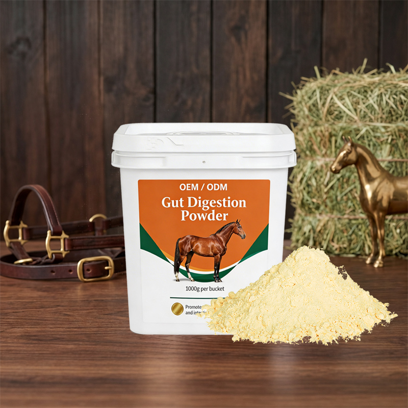 Equine Probiotic Gut Digestive Health Support Powder, Tasteless Intestinal Feed Supplement for Horses