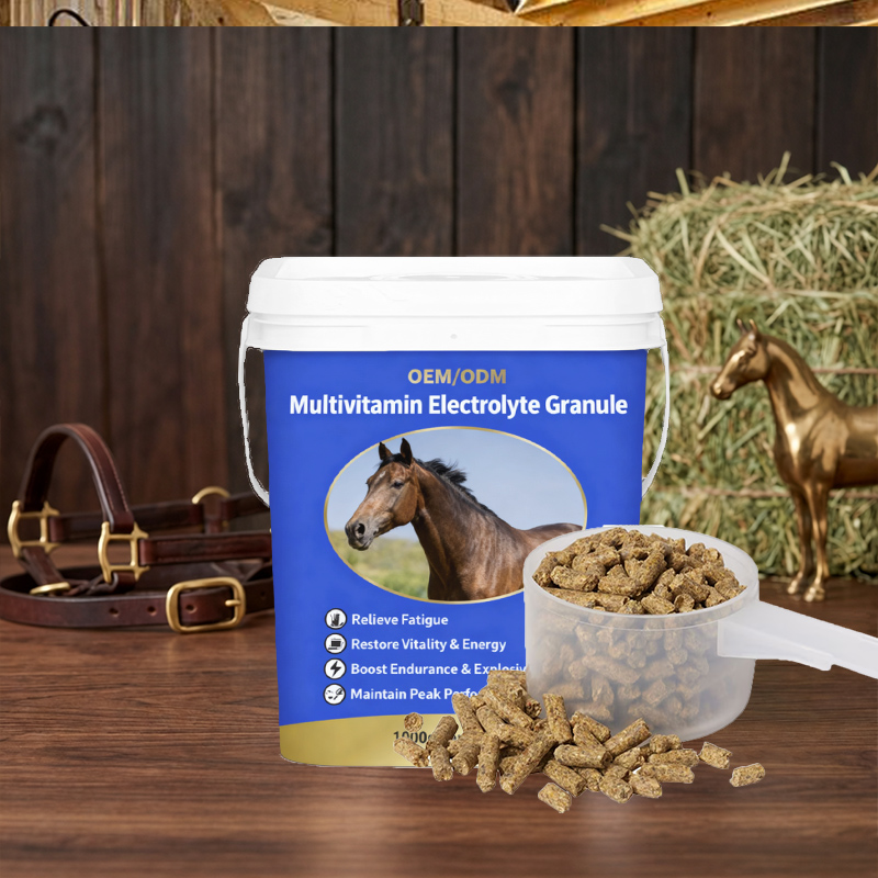 Equine Multivitamin Electrolyte Rehydration Granules,  Mineral Vitamin Feed Supplement for Horses